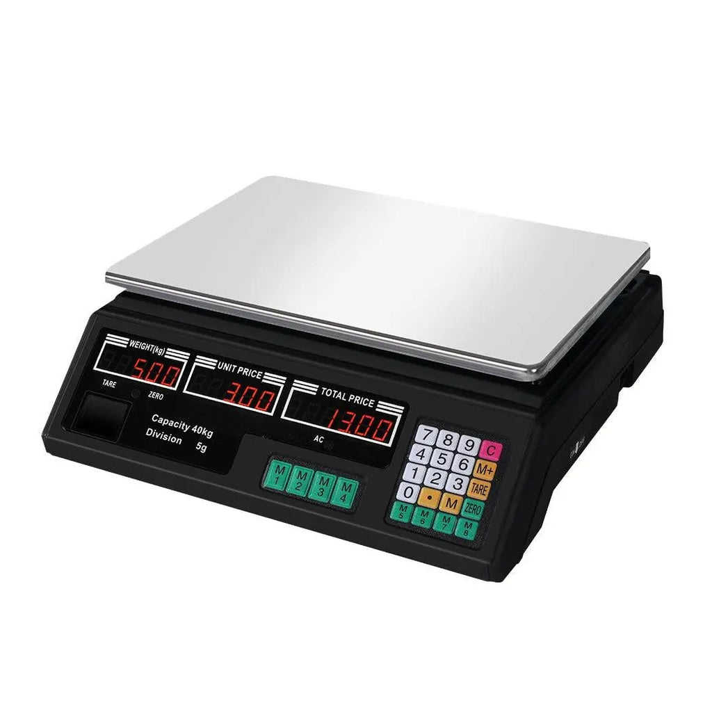 Commercial Digital Kitchen Scales LCD Shop 40KG Food Weight Electronic Scale Deals499