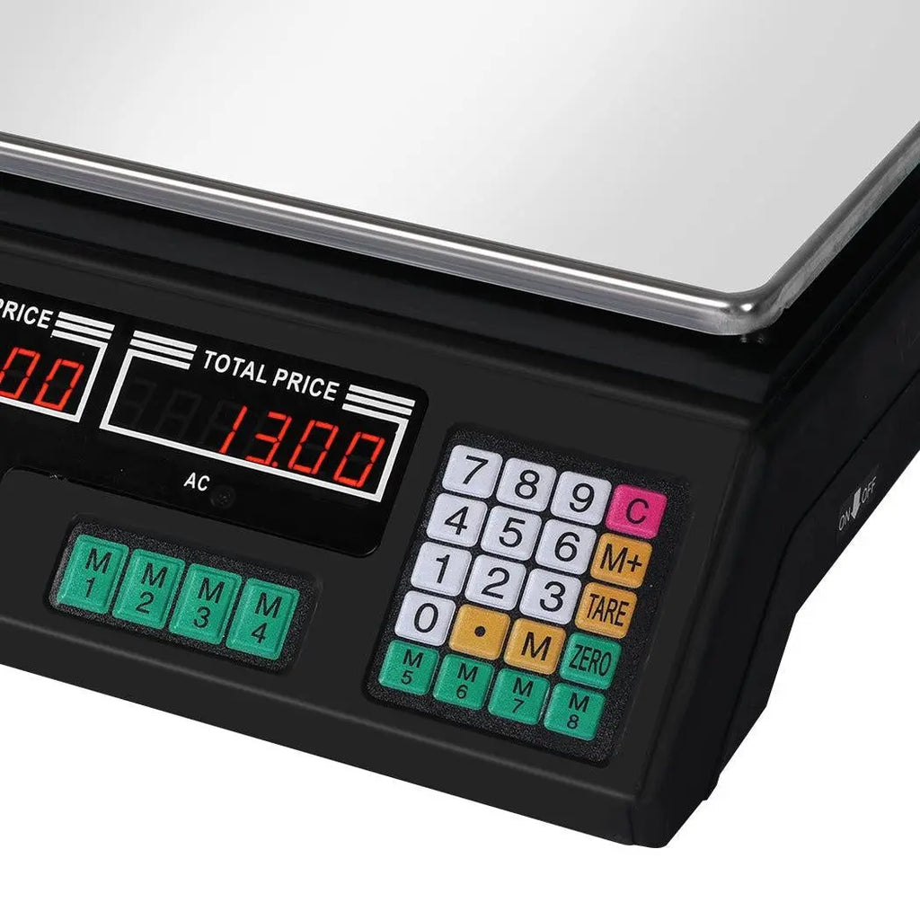 Commercial Digital Kitchen Scales LCD Shop 40KG Food Weight Electronic Scale Deals499