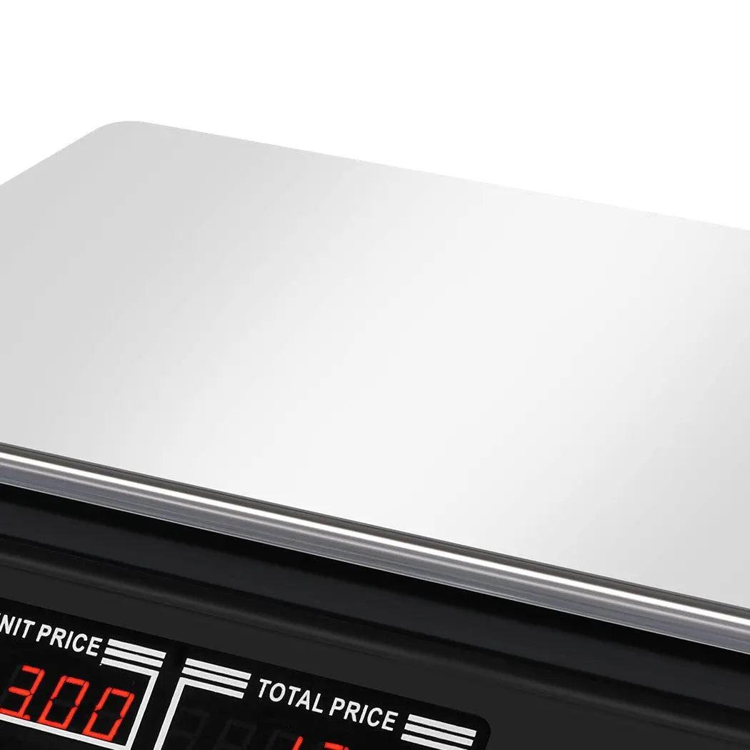 Commercial Digital Kitchen Scales LCD Shop 40KG Food Weight Electronic Scale Deals499