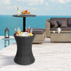 Cooler Ice Bucket Table Bar Outdoor Setting Furniture Patio Pool Storage Box Black Deals499
