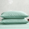 Cosy Club Cotton Sheet Set Bed Sheets Set King Cover Pillow Case Green Deals499
