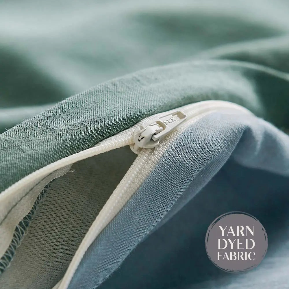 Cosy Club Duvet Cover Quilt Set Doona Cover Pillow Case Blue Lagoon DOUBLE Deals499