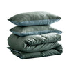 Cosy Club Duvet Cover Quilt Set Doona Cover Pillow Case Blue Lagoon QUEEN Deals499