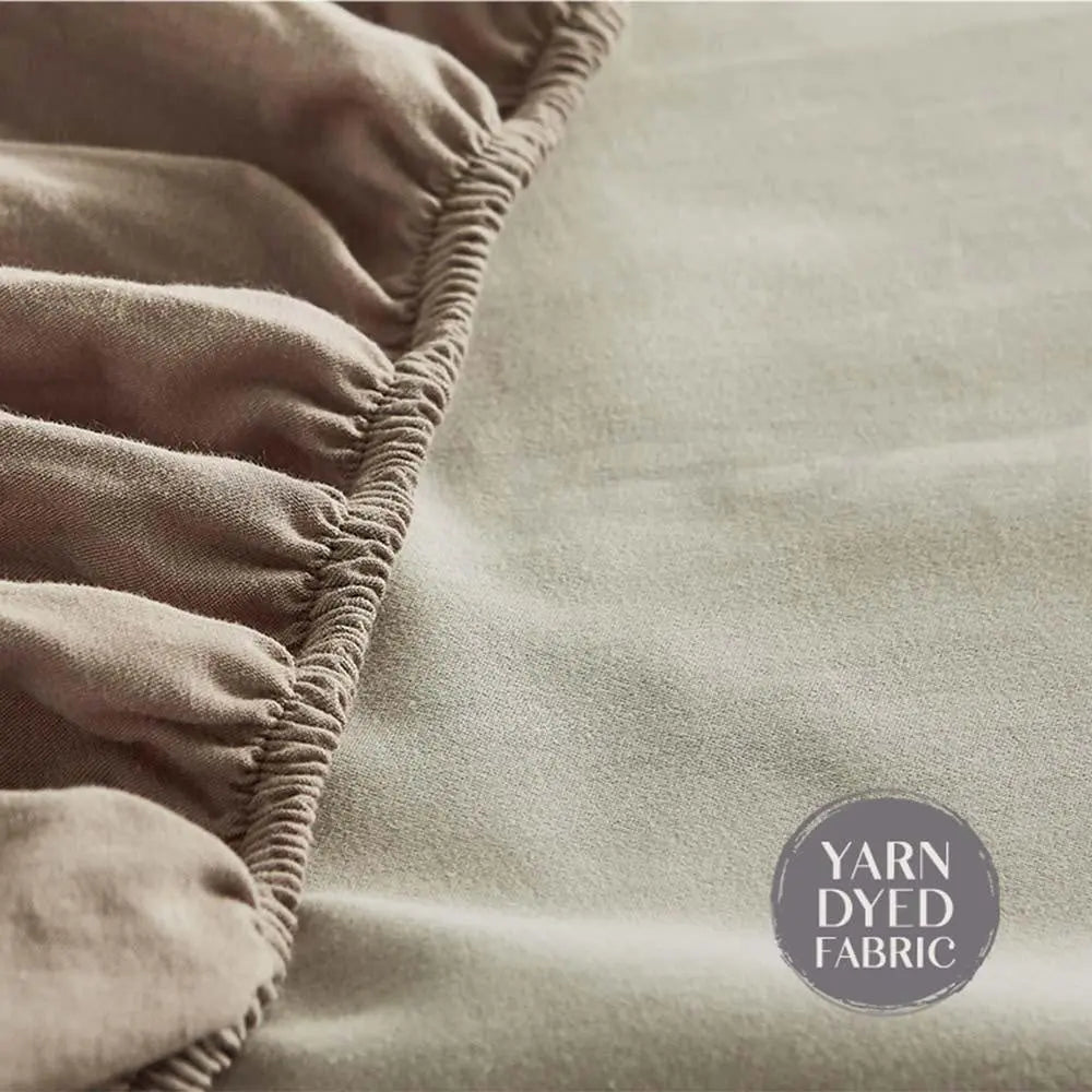 Cosy Club Sheet Set Bed Sheets Set Double Flat Cover Pillow Case Pink Brown Deals499