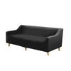 Couch High Stretch Sofa Lounge Cover Protector Recliner Slipcover 4 Seater Black Deals499