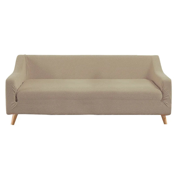 Couch Stretch Sofa Lounge Cover Protector Slipcover 4 Seater Sand Deals499