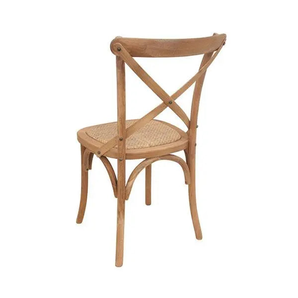 Crossback Dining Chair Natural Bentwood Amethyst Hera