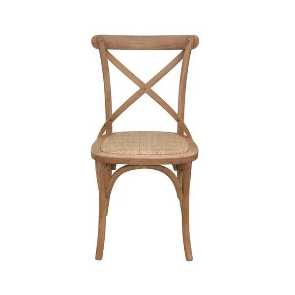 Crossback Dining Chair Natural Bentwood Amethyst Hera
