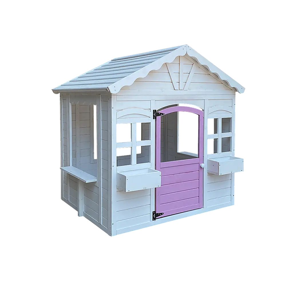 Cubby House Kids Wooden Outdoor Playhouse Cottage Play Children Timber Deals499