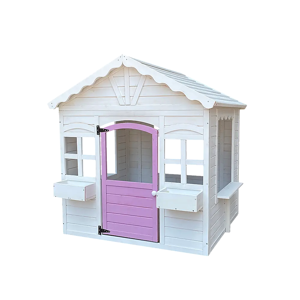 Cubby House Kids Wooden Outdoor Playhouse Cottage Play Children Timber Deals499