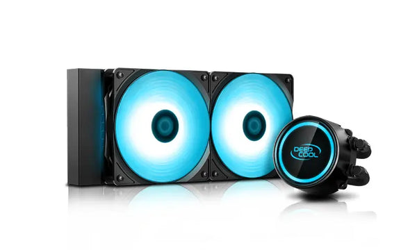 DEEPCOOL GAMMAXX L240 V2 RGB LED Liquid Cooler PWM Control, Super Silent Intel 165W LGA20XX/1366/1200/115X AMD 250W AM4 AM3+ AM3 AM2+ AM2 FM2+ FM2 FM1 DEEPCOOL