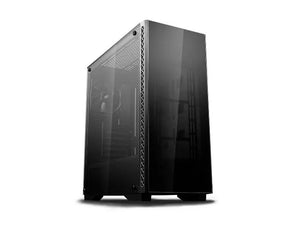 DEEPCOOL MATREXX 50 Minimalistic Mid-Tower Case, Supports E-ATX MB, Full-sized Tempered Glass DEEPCOOL