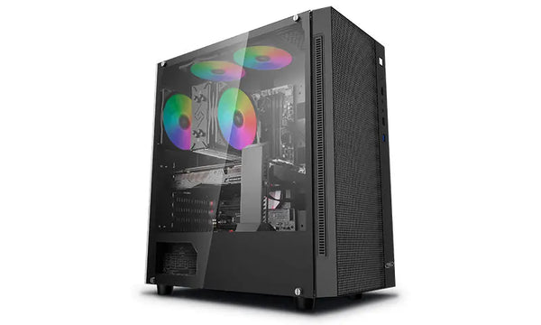 DEEPCOOL MATREXX 55 MESH ATX Minimalist Tempered Glass Case, Supports E-ATX MB DEEPCOOL