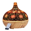 DEVANTI Aroma Aromatherapy Diffuser 3D LED Night Light Firework Air Humidifier Purifier 400ml Remote Control Deals499