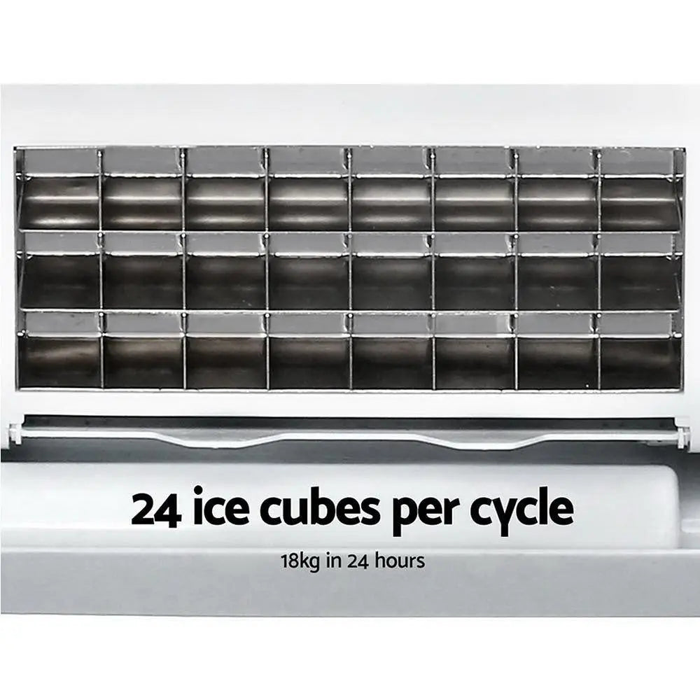 DEVANTi 3.2L Portable Ice Cube Maker Cold Commercial Machine Stainless Steel Deals499