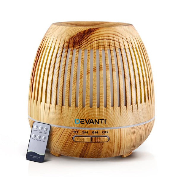 Devanti Aromatherapy Diffuser Aroma Essential Oils Air Humidifier LED Light 400ml Deals499