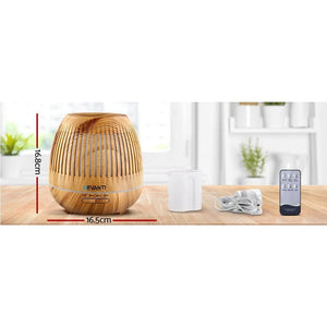 Devanti Aromatherapy Diffuser Aroma Essential Oils Air Humidifier LED Light 400ml Deals499