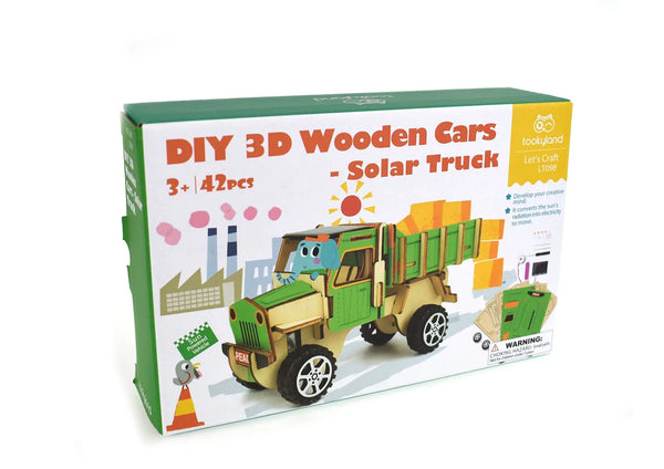 DIY 3D WOODEN SOLAR TRUCK SCIENCE & CRAFT KIT Deals499