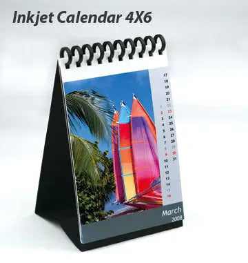 DIY Inkjet Calendar 4x6 Size DIY