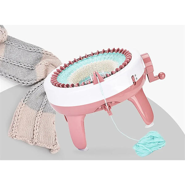 DIY Knitting Machine Smart Weaving Knit Rotating Kids Toy Scarf Sock Hat Gift from Deals499 at Deals499