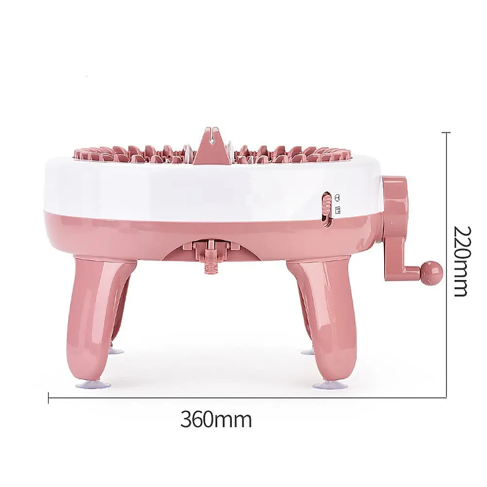 DIY Knitting Machine Smart Weaving Knit Rotating Kids Toy Scarf Sock Hat Gift from Deals499 at Deals499