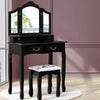 Artiss Dressing Table with Mirror - Black Deals499