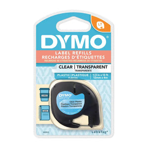DYMO Light Plastic 12mm x 4m Clr DYMO
