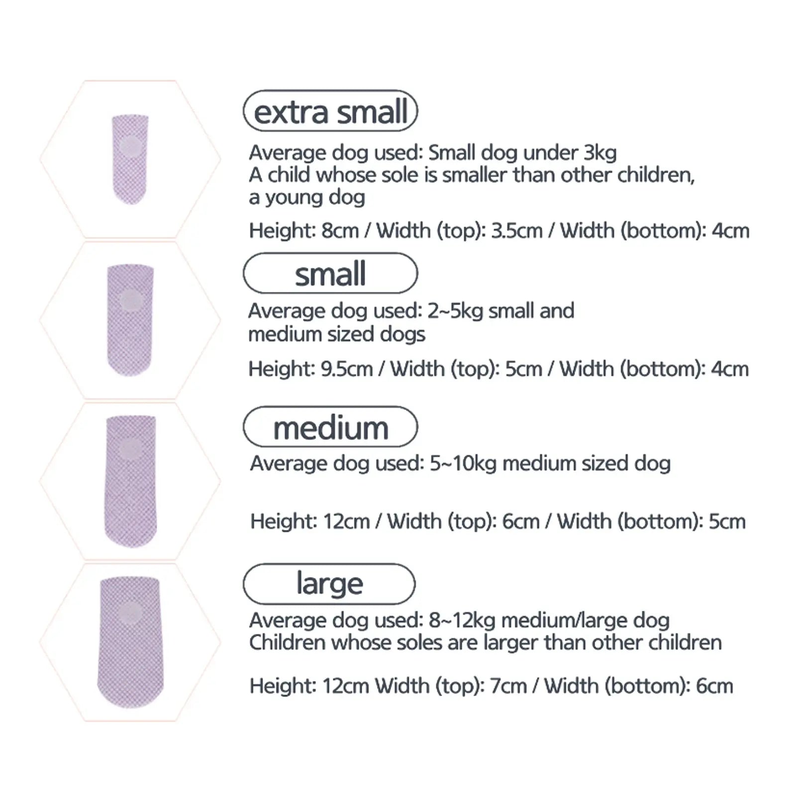 Daeng Daeng Shoes 28pc S Violet Dog Shoes Waterproof Disposable Boots Anti-Slip Socks Deals499