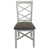 Daisy Dining Chair Set of 2 Solid Acacia Timber Wood Hampton Furniture - White Deals499