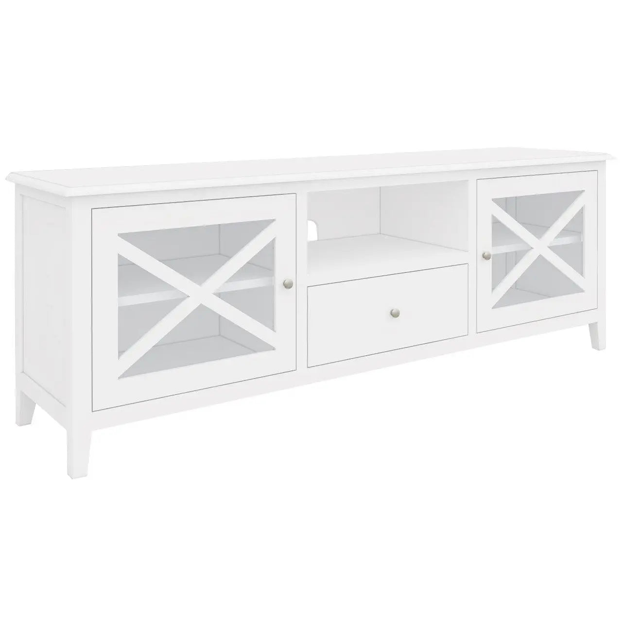 Daisy ETU Entertainment TV Unit 170cm Solid Acacia Wood Hampton - White Deals499