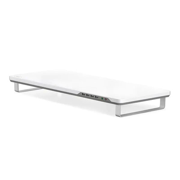 Deepcool M-Desk F1 Monitor Stand Up To 27' & 10kg W/ Audio & 4x USB, GREY DEEPCOOL