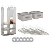 Delta Children 24 Piece Nursery Storage Set - Cool Grey Cool Grey from Deals499 at Deals499