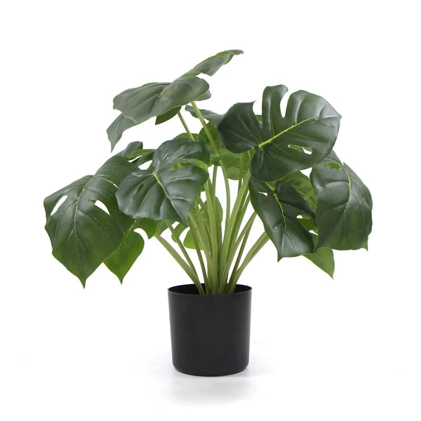 Dense Potted Artificial Split Philodendron Plant With Real Touch Leaves 50cm Deals499