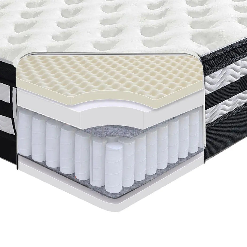 DeramZ 35CM Thickness Euro Top Egg Crate Foam Mattress in Double Size DreamZ