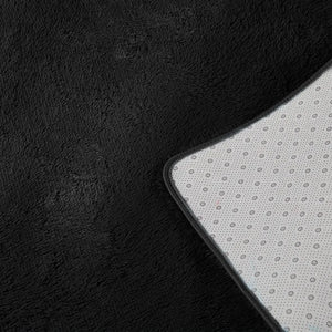 Designer Soft Shag Shaggy Floor Confetti Rug Carpet Home Decor 200x230cm Black Deals499