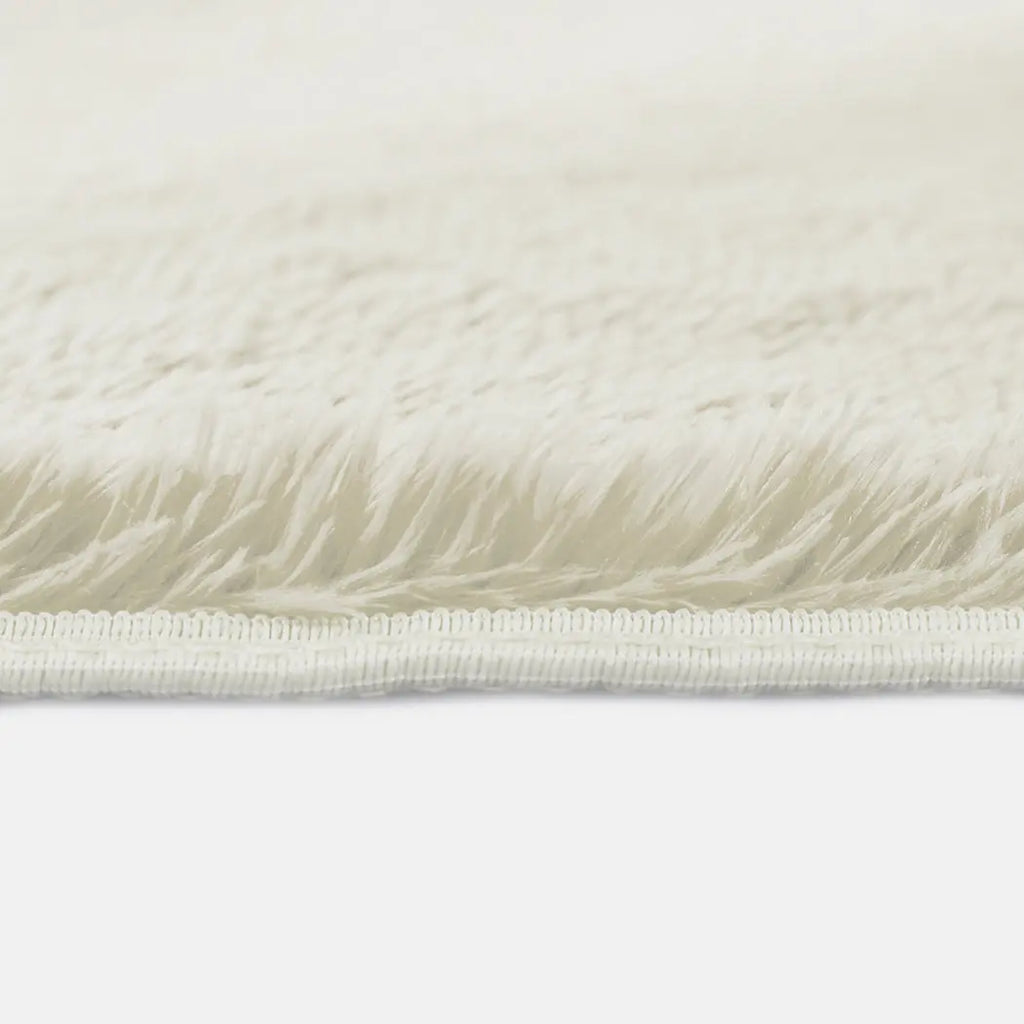 Designer Soft Shag Shaggy Floor Confetti Rug Carpet Home Decor 200x230cm Cream Deals499