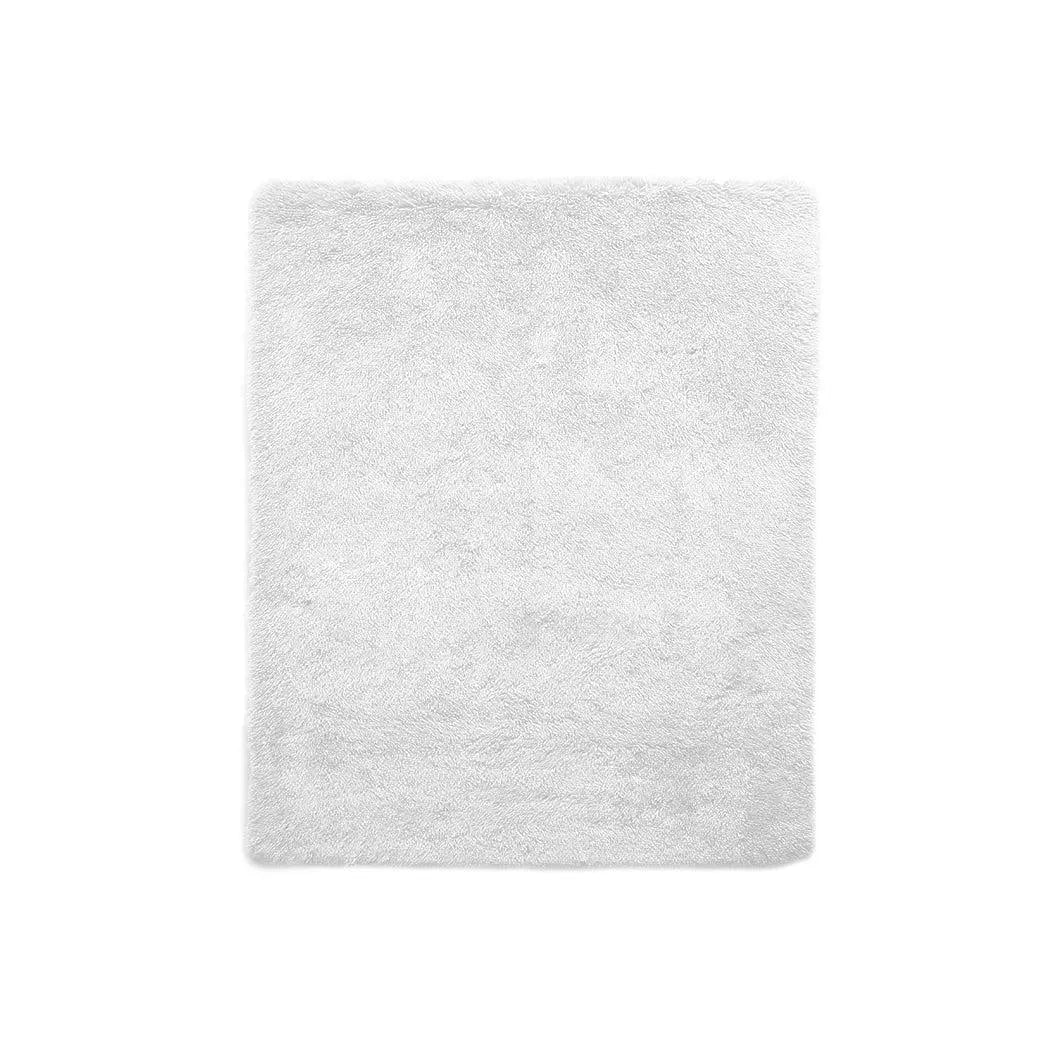 Designer Soft Shag Shaggy Floor Confetti Rug Carpet Home Decor 200x230cm White Deals499