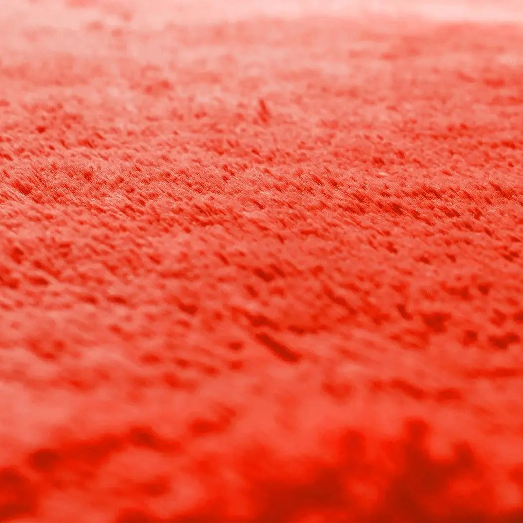 Designer Soft Shag Shaggy Floor Confetti Rug Carpet Home Decor 300x200cm Red Deals499