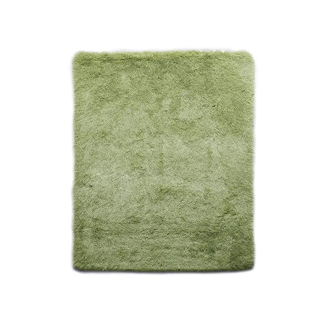 Designer Soft Shag Shaggy Floor Confetti Rug Carpet Home Decor 80x120cm Green Deals499