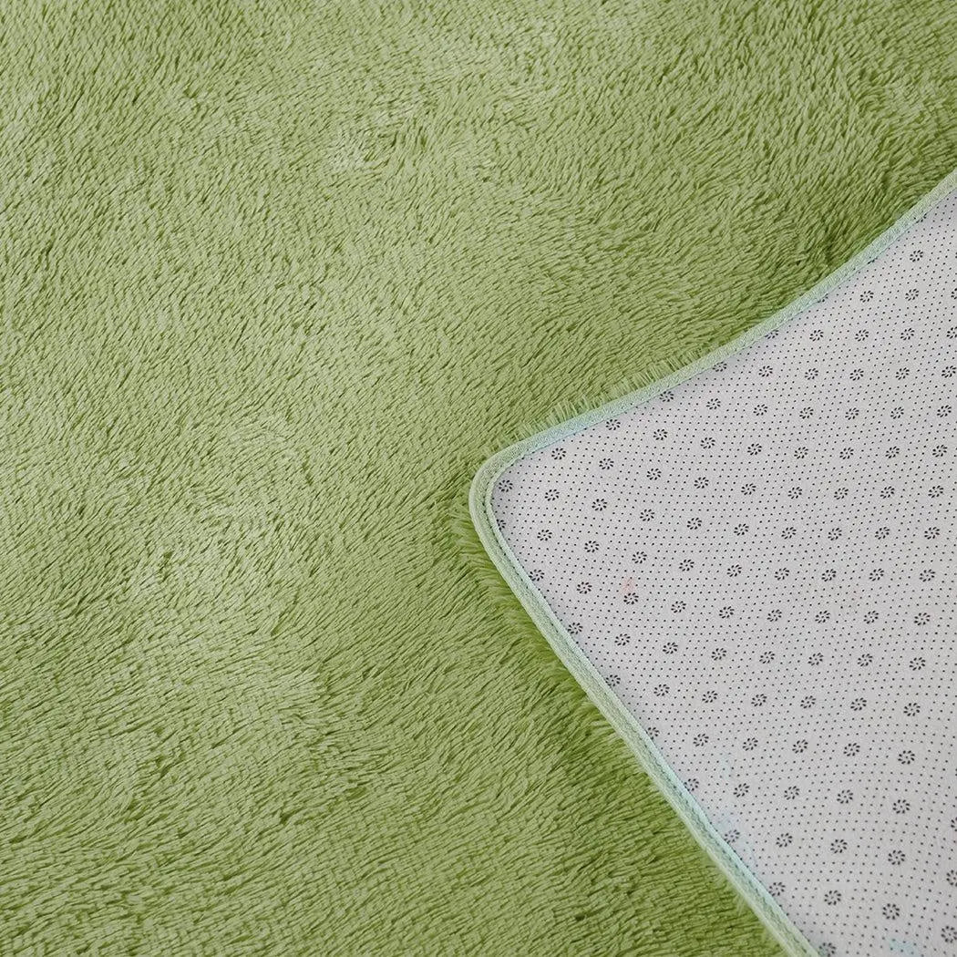Designer Soft Shag Shaggy Floor Confetti Rug Carpet Home Decor 80x120cm Green Deals499