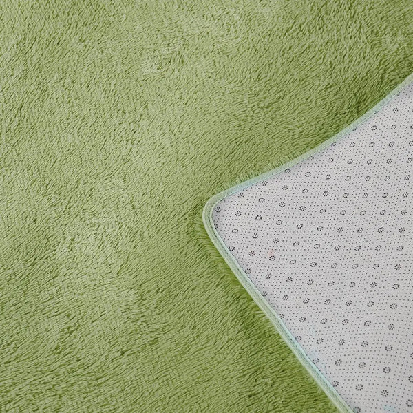 Designer Soft Shag Shaggy Floor Confetti Rug Carpet Home Decor 80x120cm Green Deals499