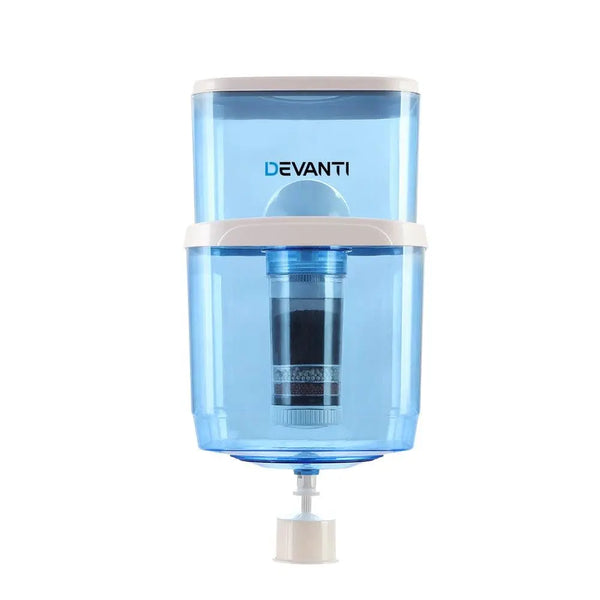 Devanti 22L Water Cooler Dispenser Purifier Filter Bottle Container 6 Stage Filtration Deals499