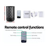 Devanti Aroma Diffuser Aromatherapy Essential Oils Metal Cover Ultrasonic Cool Mist 100ml Remote Control Black Deals499