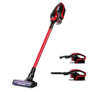 Devanti Cordless 150W Handstick Vacuum Cleaner - Red and Black Deals499