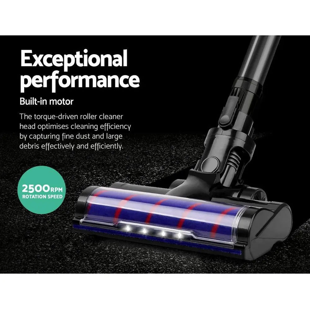 Devanti Cordless Handstick Vacuum Cleaner Head- Black Deals499