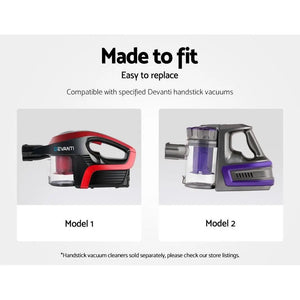 Devanti Cordless Handstick Vacuum Cleaner Head- Black Deals499