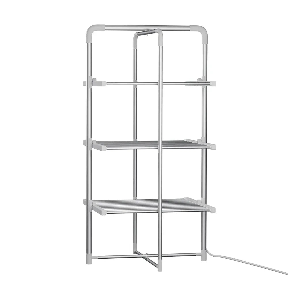 Devanti Electric Heated Towel Clothes Rail Rack Airer Dryer Warmer Stand 300W from Deals499 at Deals499