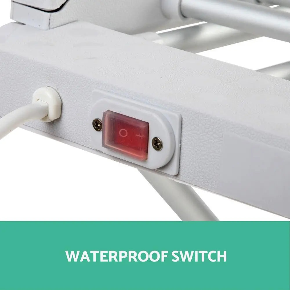 Devanti Electric Heated Towel Rail Clothes Rack Warmer Dryer Freestanding Deals499