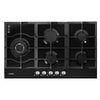 Devanti Gas Cooktop 90cm 5 Burner Stove Hob Cooker Kitchen NG LPG Black Glass Deals499