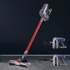 Devanti Handheld Vacuum Cleaner Cordless Stick Handstick Vac Bagless 2-Speed Headlight Red Deals499